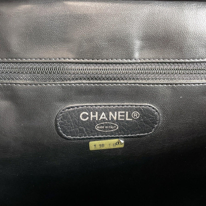 CHANEL Business bag Bicolore Briefcase 2WAY cosmos line lambskin black –