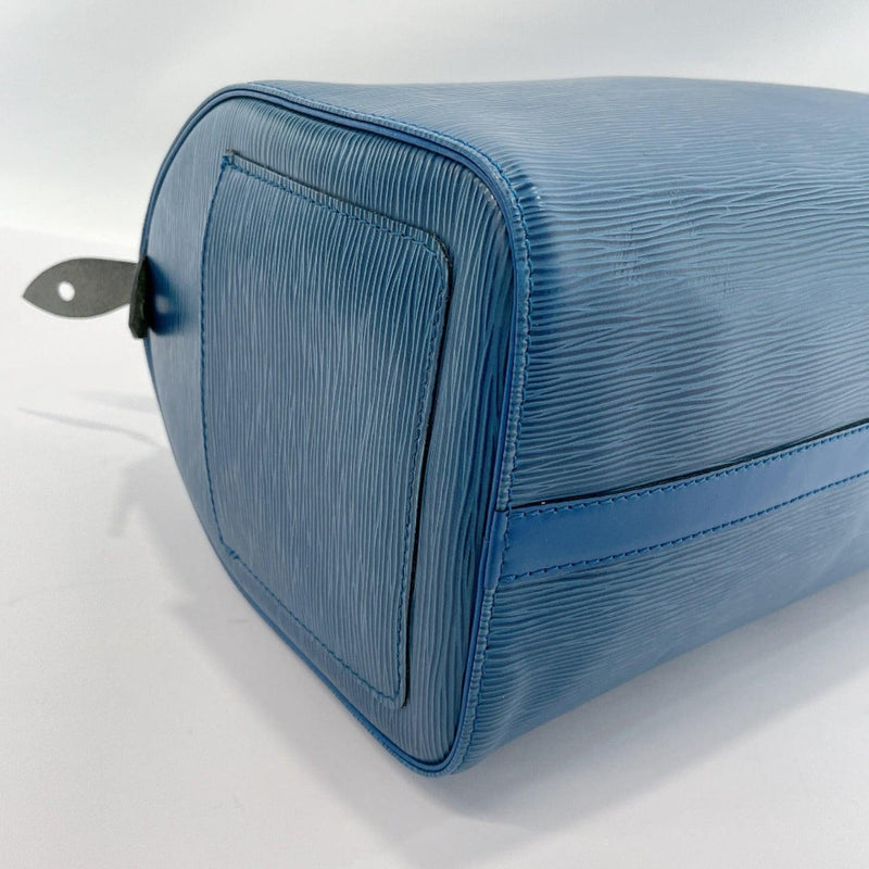 Louis Vuitton EPI Leather Blue Speedy 30 Hand Bag