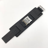 GUCCI Watches 7700M quartz bracelet Stainless Steel/leather Black Silver Women Used - JP-BRANDS.com