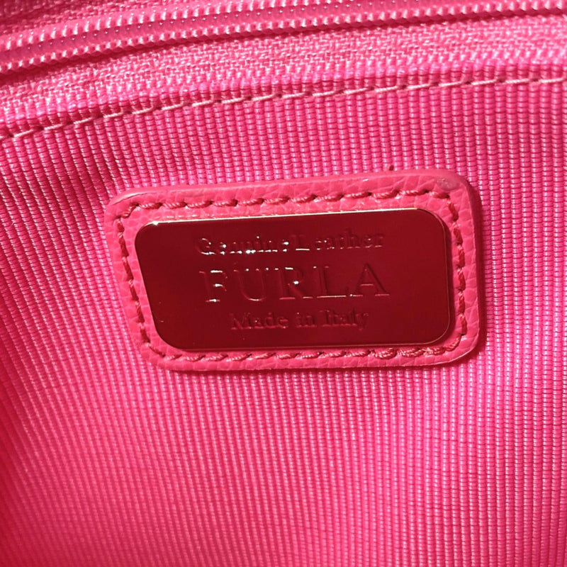 Furla Handbag Piper 2way leather pink Women Used - JP-BRANDS.com