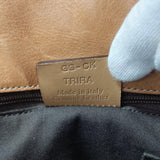 BALLY Handbag TRIRA Mini Boston type leather Camel Women Used - JP-BRANDS.com