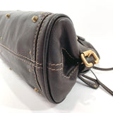 Chloe Handbag Paddington mini leather Dark brown Women Used - JP-BRANDS.com