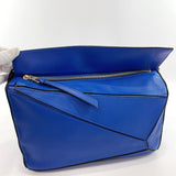 LOEWE Shoulder Bag Puzzle bag 2way leather blue Women Used - JP-BRANDS.com