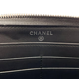 CHANEL purse A80333 COCO Mark Round zip leather Black Women Used - JP-BRANDS.com