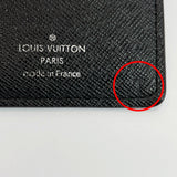 LOUIS VUITTON purse M64012 Portefeiulle braza Taiga Black blue mens Used - JP-BRANDS.com