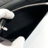 LOUIS VUITTON purse M64012 Portefeiulle braza Taiga Black blue mens Used - JP-BRANDS.com