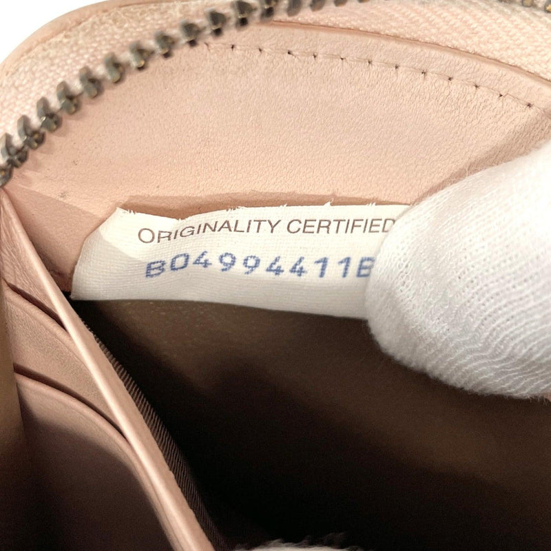 BOTTEGAVENETA purse Zip Around leather pink Silver Women Used - JP-BRANDS.com