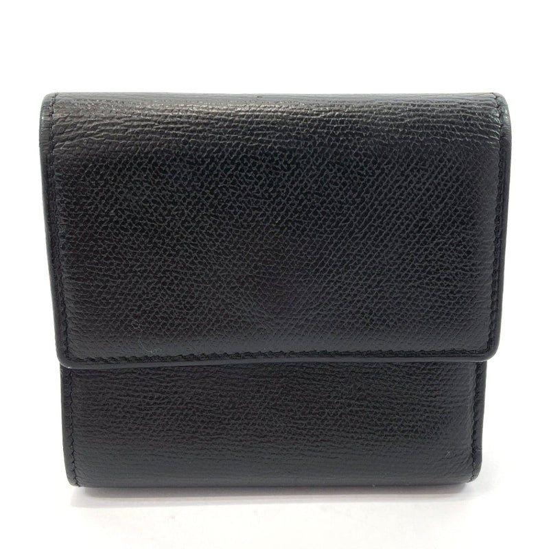 CHANEL wallet Double Sided COCO Button leather Black Women Used - JP-BRANDS.com