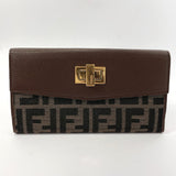 FENDI purse 8M0316 Zucca canvas Brown Women Used - JP-BRANDS.com