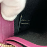 BVLGARI purse Zip Around Leoni leather purple Women Used - JP-BRANDS.com