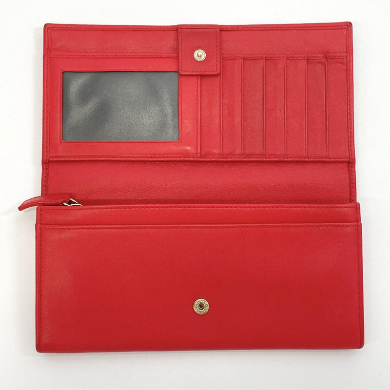 BVLGARI purse 33895 Bulgari Bulgari leather Red Women Used - JP-BRANDS.com