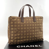 CHANEL Handbag New travel line Nylon khaki Brown Women Used - JP-BRANDS.com