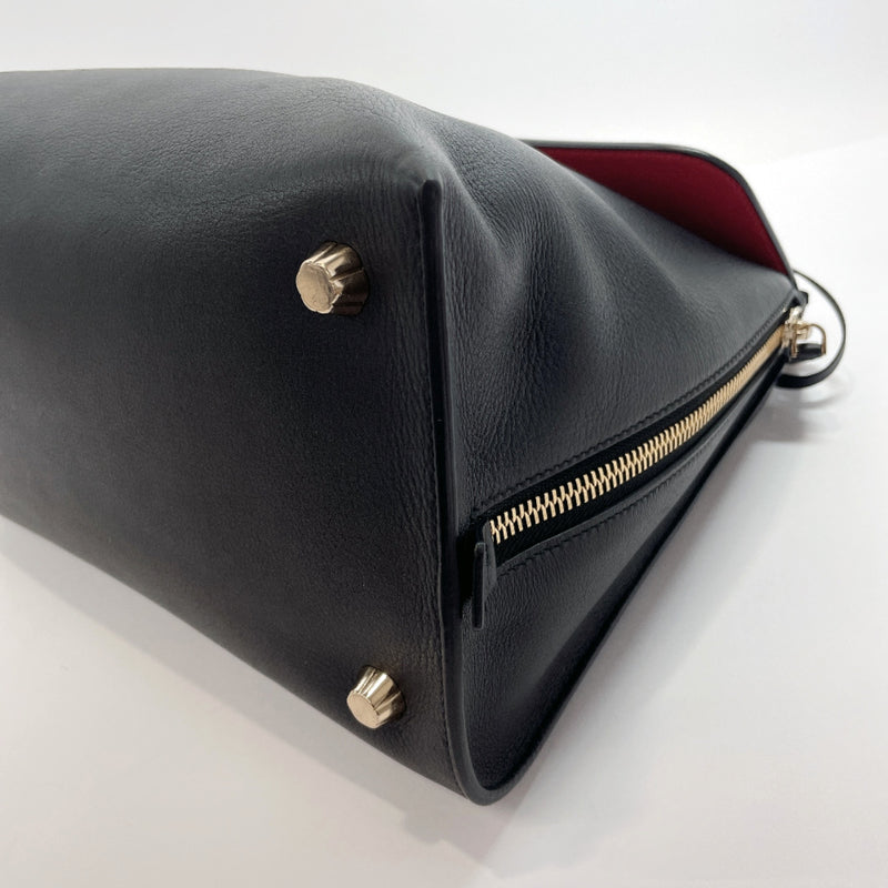 Salvatore Ferragamo Handbag DH-21 2Way Gancini bicolor leather Black Red Women Used