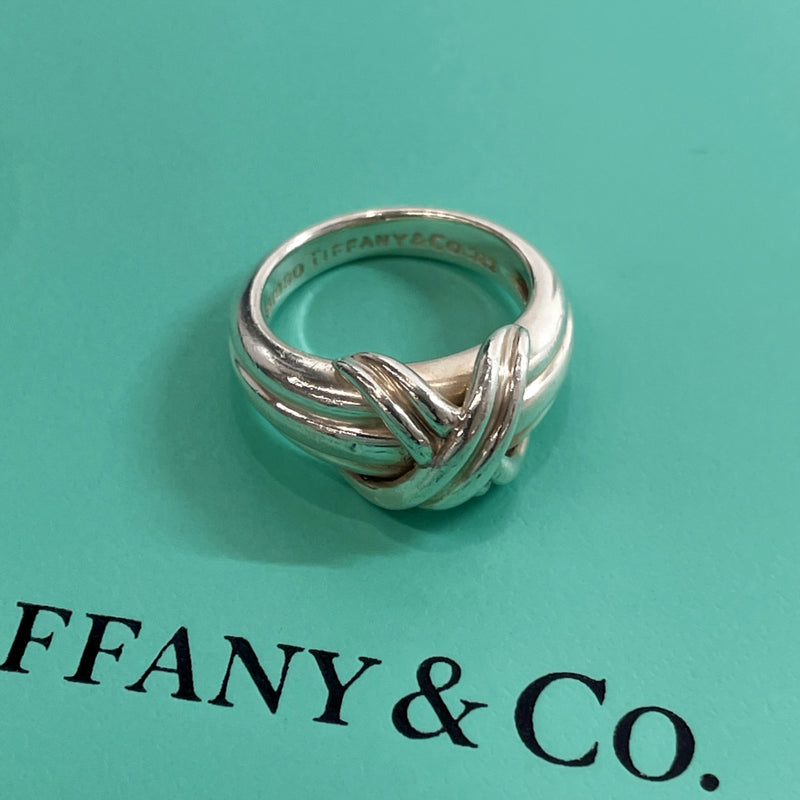 TIFFANY&Co. Ring Signature cross Silver925 C Silver Women Used