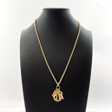 Dior Necklace Logo necklace metal/Rhinestone gold Women Used - JP-BRANDS.com