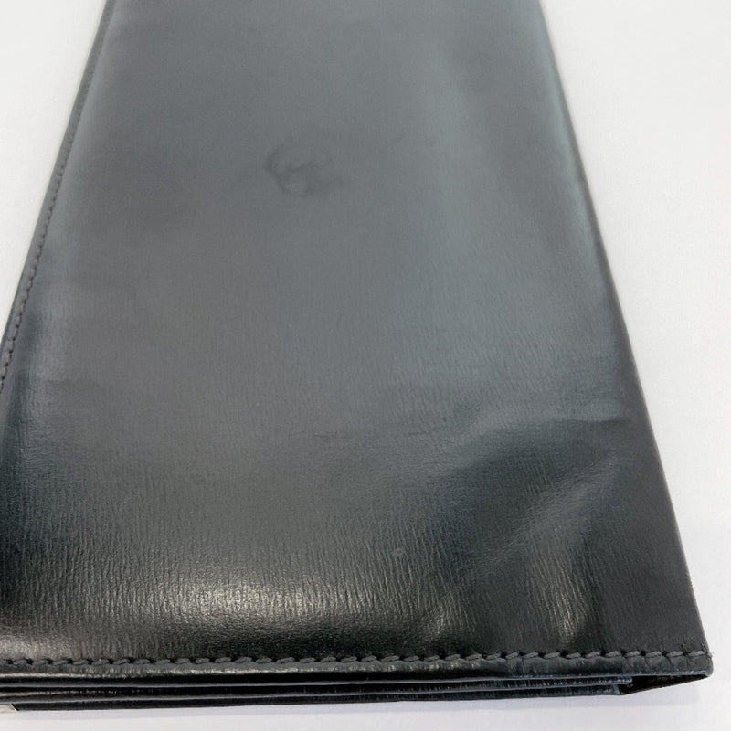 LOEWE Bill Compartment L29 Continental wallet leather Black mens Used - JP-BRANDS.com