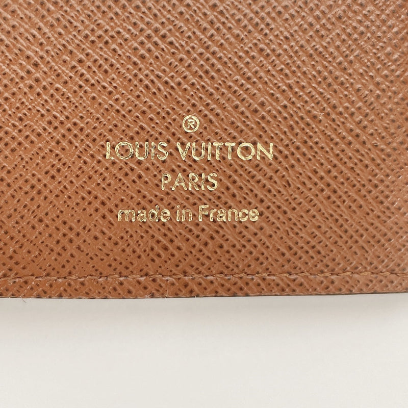 LOUIS VUITTON Tri-fold wallet M62472 Portefeiulle Victorine Monogram canvas Brown Women Used
