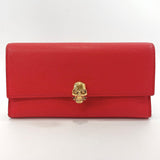 Alexander McQueen purse 275330 Skull leather Red Women Used - JP-BRANDS.com