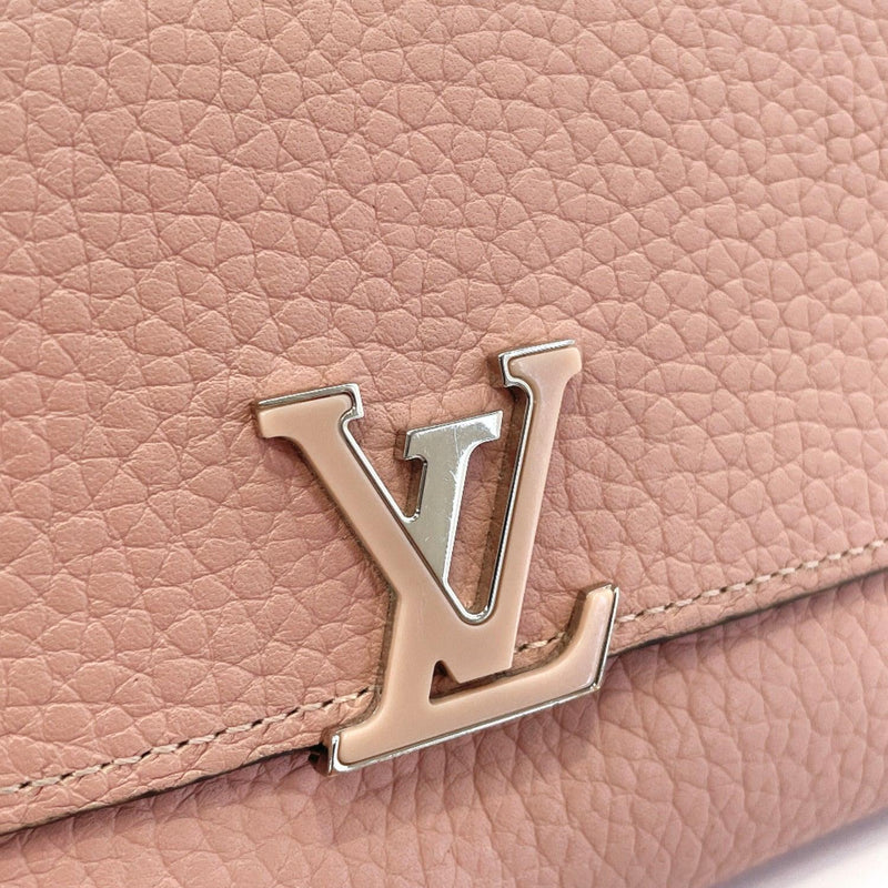 LOUIS VUITTON purse M62156 Portefeiulle Capsine Compact Taurillon Clemence pink Magnolia Women Used - JP-BRANDS.com