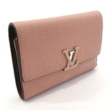 LOUIS VUITTON purse M62156 Portefeiulle Capsine Compact Taurillon Clemence pink Magnolia Women Used - JP-BRANDS.com