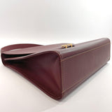 CARTIER Handbag L014843 Must Line vintage leather Bordeaux Women Used - JP-BRANDS.com