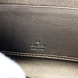 GUCCI purse 112724 Zip Around Sima leather khaki Women Used - JP-BRANDS.com