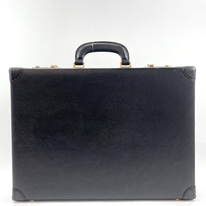 LOEWE Briefcase Attache case vintage leather Black mens Used - JP-BRANDS.com