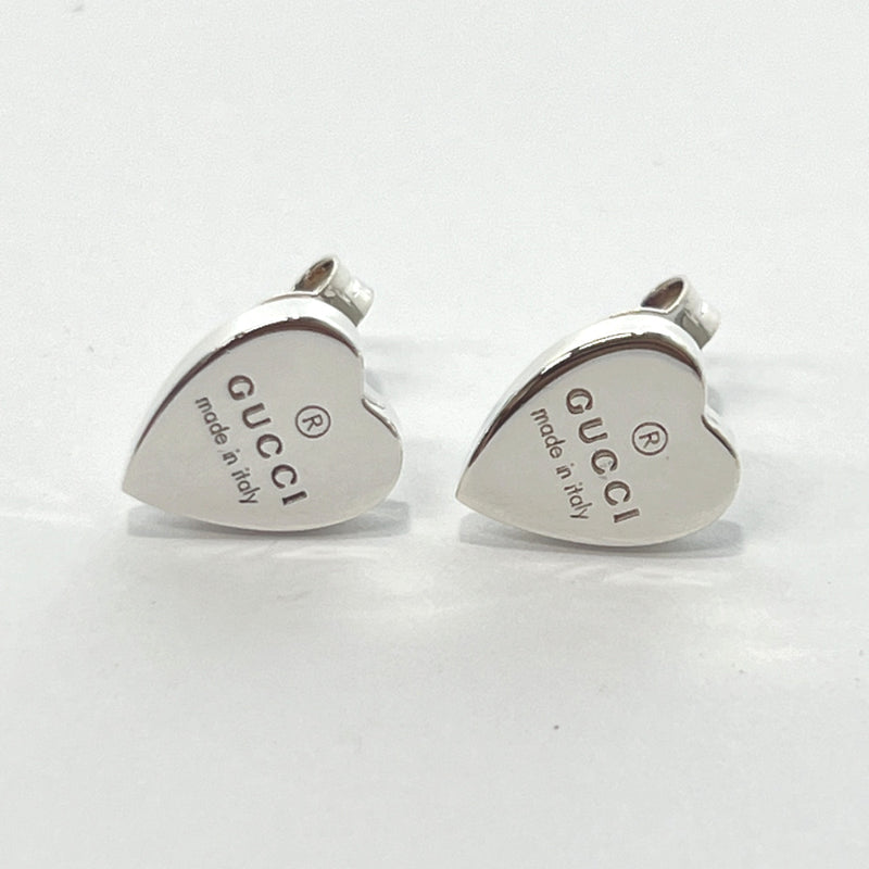 GUCCI earring 223990 Heart motif Silver925 Silver Women Used