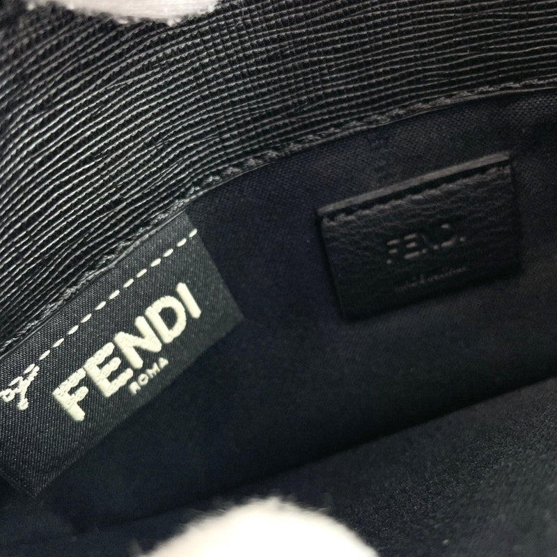 Fendi Logo Detailed Zipped Clutch Bag in Black for Men | Lyst
