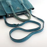 PRADA Tote Bag BN2625 2way Suede blue Women Used