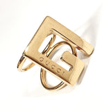 GUCCI scarf ring metal gold Women Used