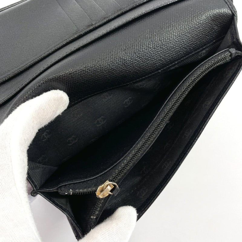CHANEL purse leather Black Women Used - JP-BRANDS.com