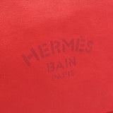 HERMES Pouch Yachting GM cotton Red Women Used - JP-BRANDS.com