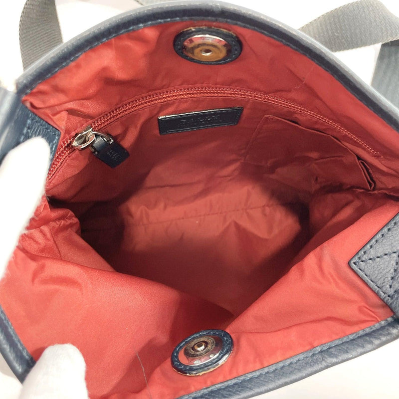 BALLY Shoulder Bag Nylon Navy Red unisex Used - JP-BRANDS.com