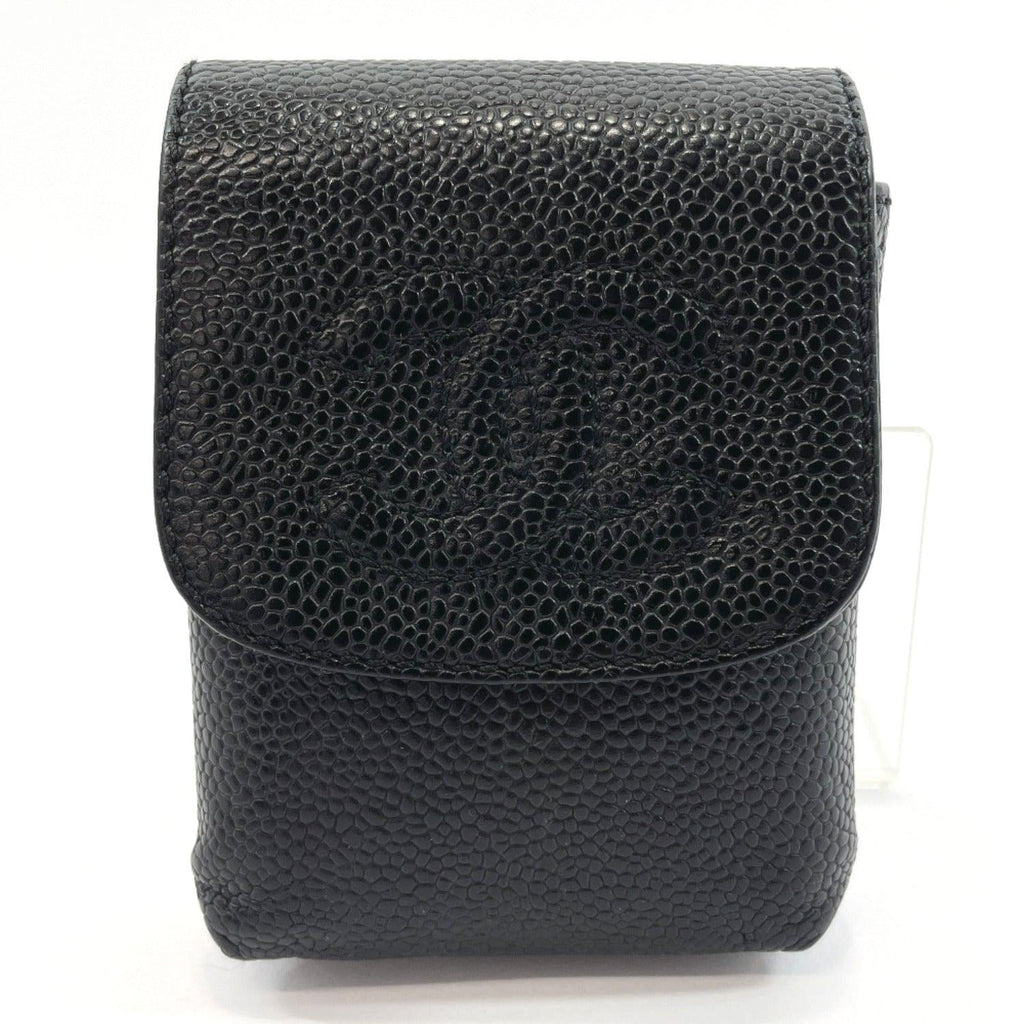 Chanel Black Caviar CC Cigarette Case 3CE1228 ref.290150 - Joli Closet