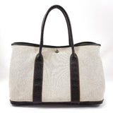 HERMES Tote Bag Garden party PM Tower ash/leather Brown □GCarved seal Women Used - JP-BRANDS.com