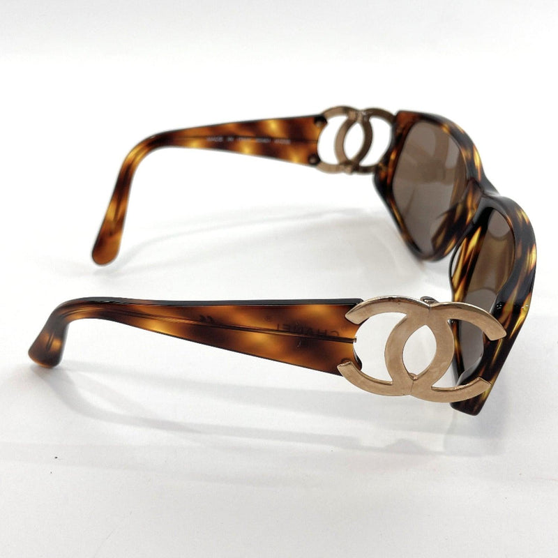 CHANEL sunglasses 02461 91235 COCO Mark Synthetic resin Brown 
