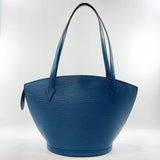 LOUIS VUITTON Shoulder Bag M52335 Sunjack shopping Epi Leather blue Women Used