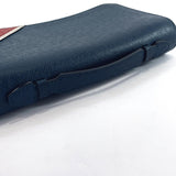 LOUIS VUITTON purse M64019 Zippy XL organizer Taiga Navy Red mens Used - JP-BRANDS.com