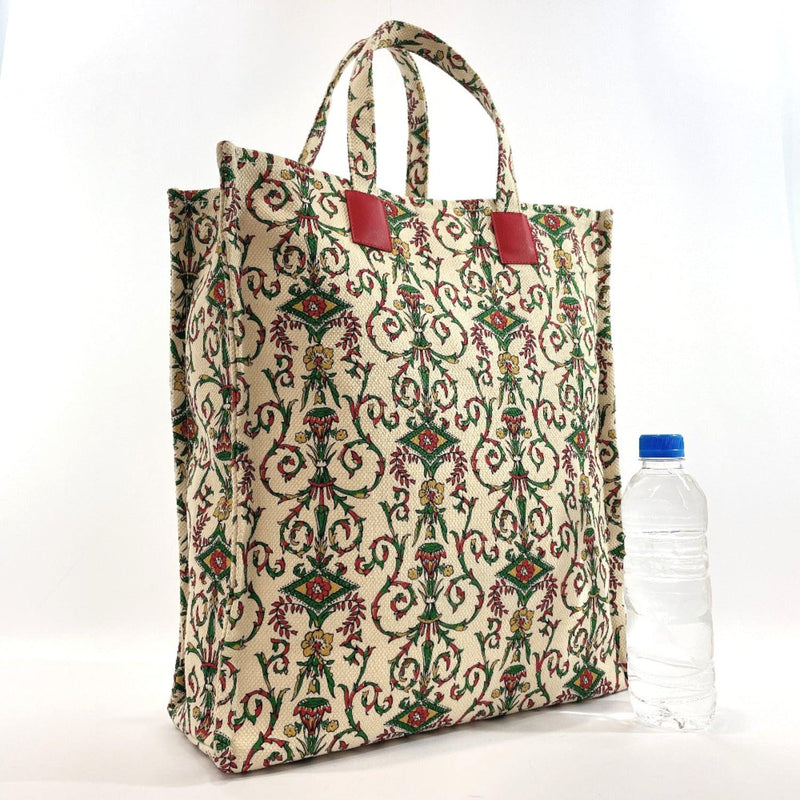 GUCCI Tote Bag Florence limited garden canvas beige Women Used