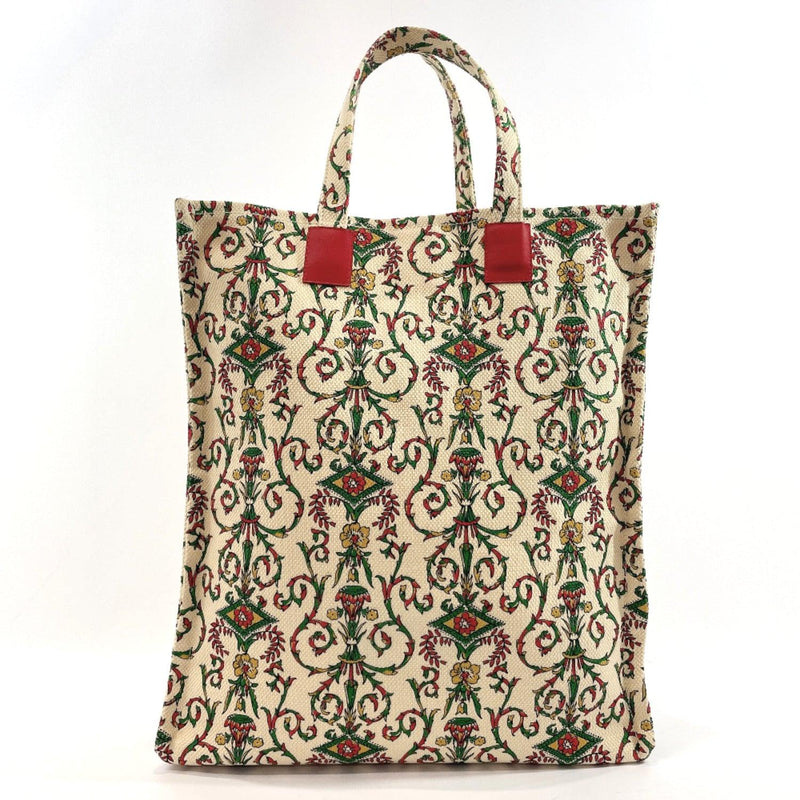 GUCCI Tote Bag Florence limited garden canvas beige Women Used - JP-BRANDS.com
