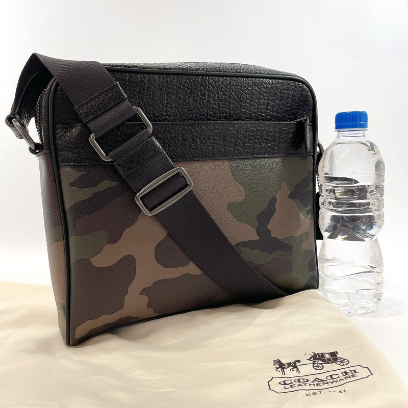 COACH Shoulder Bag F29052 Camouflage cross bag PVC khaki unisex New - JP-BRANDS.com