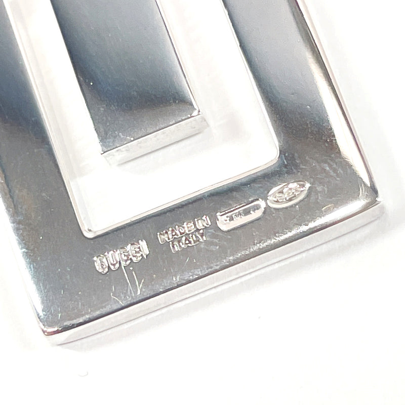 GUCCI Pendant top G logo Silver925 Silver unisex Used