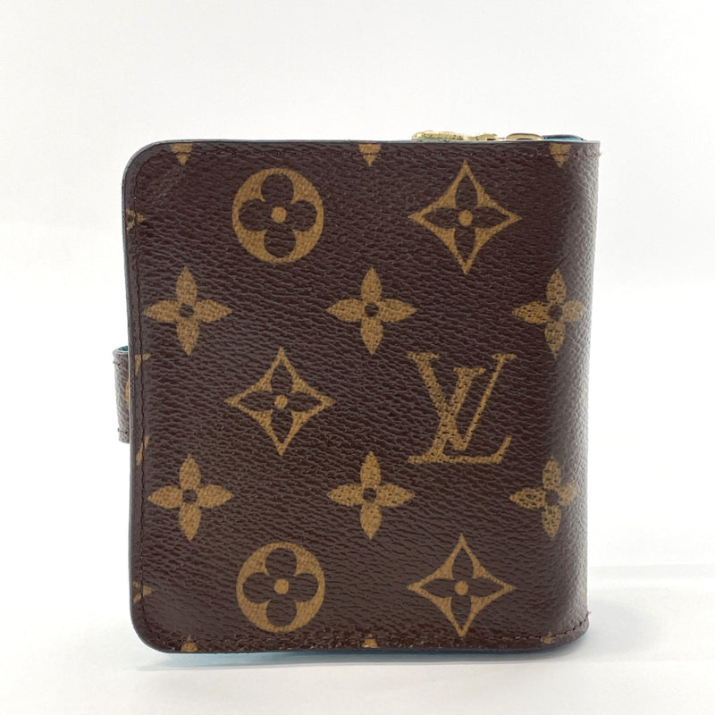 LOUIS VUITTON wallet M60036 Compact zip Monogram groom Monogram canvas Brown Women Used