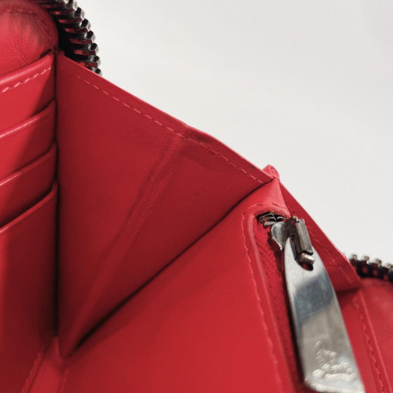 Christian Louboutin purse Zip Around Panettone leather Black unisex Used - JP-BRANDS.com