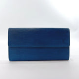 LOUIS VUITTON purse M63575 Porto Monnet Credit Epi Leather blue Women Used - JP-BRANDS.com