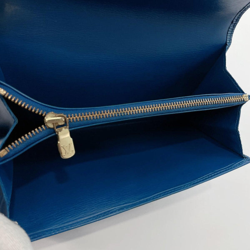LOUIS VUITTON purse M63575 Porto Monnet Credit Epi Leather blue Women Used - JP-BRANDS.com