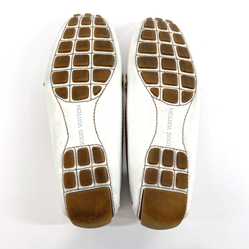 Louis Vuitton White Leather Sneakers - HypedEffect