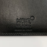 MONTBLANC wallet Bill Compartment Embossing leather Black mens Used