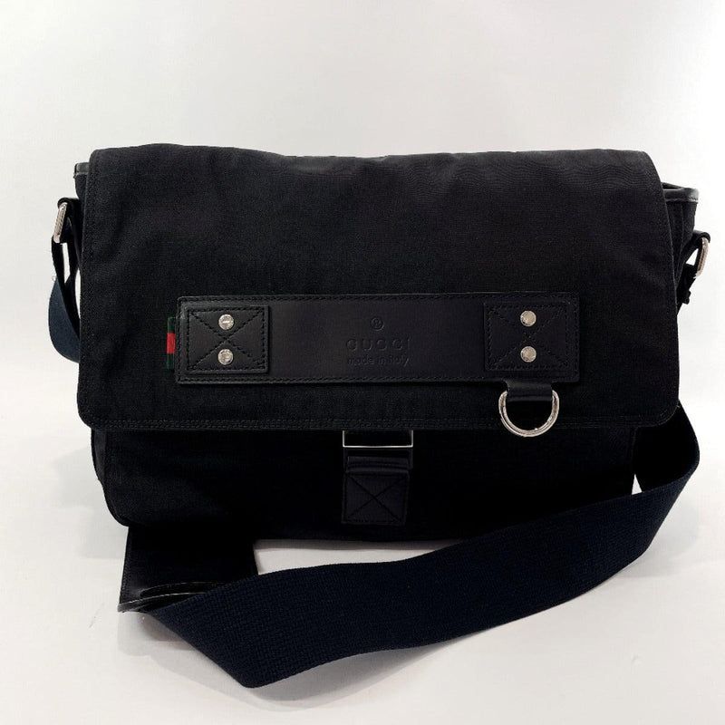 leather gucci messenger bag